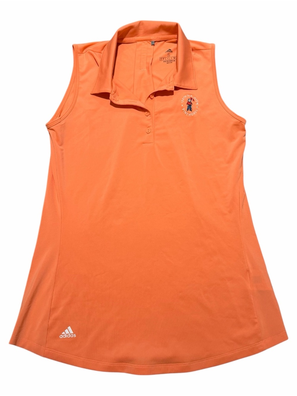 adidas 124th us open pinehurst women’s sleeveless golf shirt